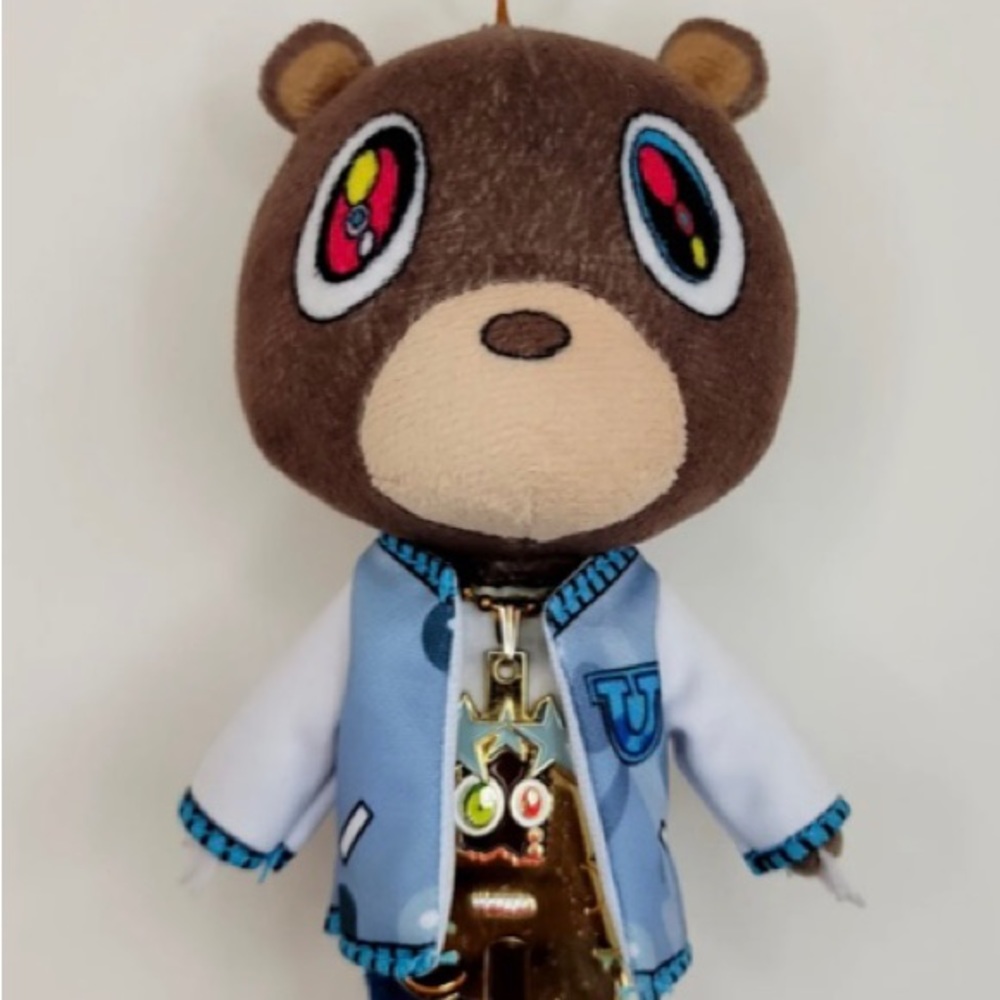 Kanye West Takashi Murakami Graduation Bear Keychain Charm
